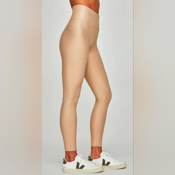 Carbon38 High Rise Full-Length Takara Shine Legging Sandy Tan